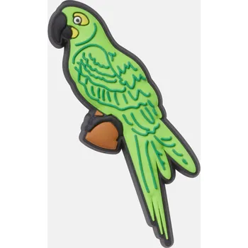 Dívčí pantofle Jibbitz Green Parrot