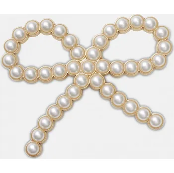 Dívčí pantofle Odznáček Jibbitz – Pearl Bow