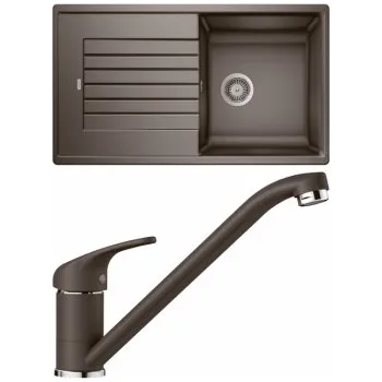 Granitový dřez Blanco Set 10-A 25 Zia 5 S Kávová + Daras Kávová
