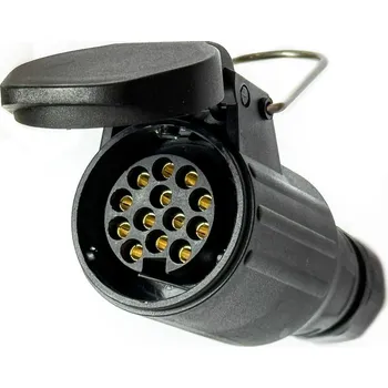 Elektrická zásuvka zásuvka 12V 13P plastová na kabel