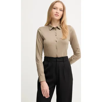 Pánská košile Bavlněná košile Mos Mosh 131660 zelená 81X, vel. S