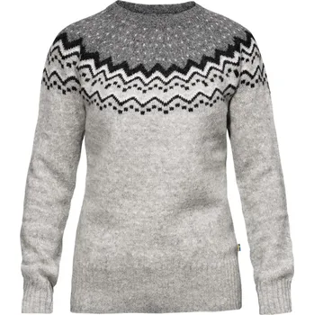 Dámské oblečení svetr dámský FJÄLLRÄVEN Övik Knit Sweater W, Grey - L