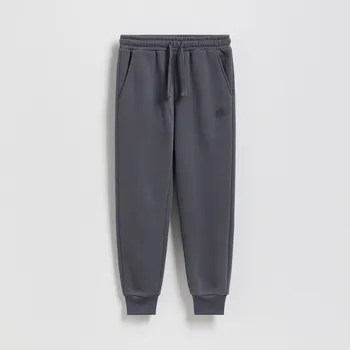 Chlapecké kalhoty Reserved - Joggery s bavlnou - tmavě šedá - 147FI-90X - 147FI-90X-146