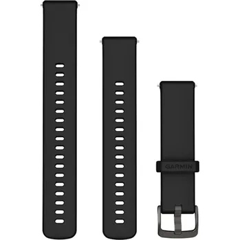 Řemínek na hodinky Garmin řemínek Quick Release 18, silikon Black 010-13406-02 Šířka řemínku: 18