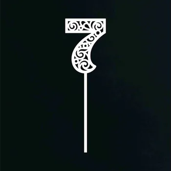 Sběratelská karetní hra Dřevěné zapichovací číslo - 7