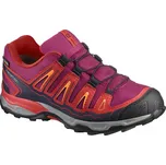 Salomon X-Ultra GTX J sangria/poppy red 392917 dětské nízké nepromokavé boty - 32 EUR