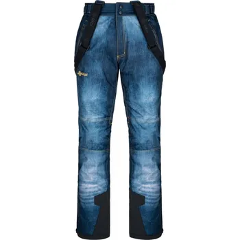 Snowboardové kalhoty Kilpi Denimo-M tmavě modrá SM0407KIDBL pánské nepromokavé zimní lyžařské kalhoty 10000 - XL