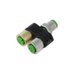 MURR ELEKTRONIK Adaptér 7000 M12 vidlice 5pin,M12 zásuvka 4pin x2