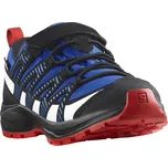 Salomon XA Pro V8 CSWP K 471263 lapis blue/black/fiery red dětské nízké nepromokavé boty - 28 EUR