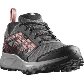 Dámská sportovní obuv Salomon Wander GTX W 472914 plum kitten/black dámské nízké nepromokavé boty - 37 a 1/3 EUR