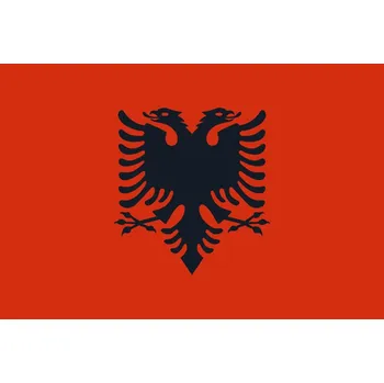 Vlajka Samolepka - vlajka Albánie, 6x4cm