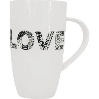 by - II.jakost Hrnek Patchwork Love, 600 ml, II.jakost 8058-0B-72