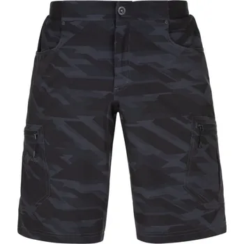 Kilpi Asher-M černá RM0207KIBLK pánské lehké funkční rychleschnoucí outdoorové kraťasy - 3XL