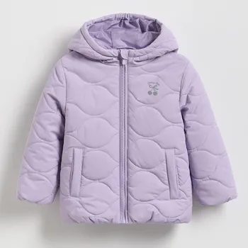 Dívčí bunda Reserved - Prošívaná bunda s kapucí - orchidejová - 183EX-40X - 183EX-40X-98