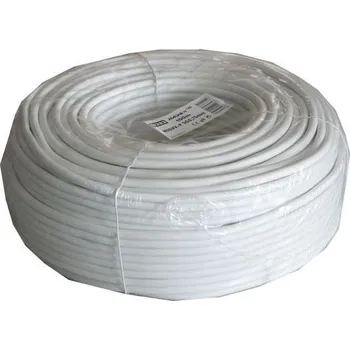 elektrický kabel Kabel 3x0,75mm2 H05VV-F (CYSY3x0,75mm), bílý, balení 100m