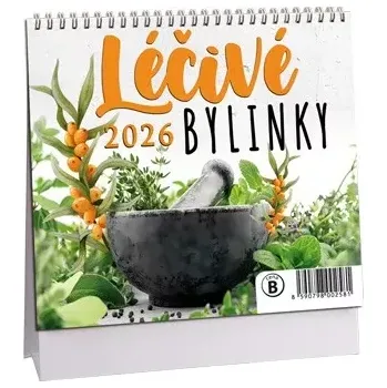 Kalendář Kalendář Léčivé rostliny mini 2026 (K777 )
