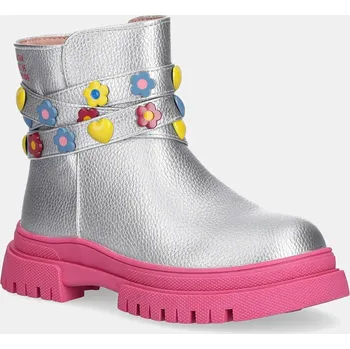 Dámské kozačky Dětské boty Agatha Ruiz de la Prada stříbrná barva, 251968 251968. SLV, EUR 38