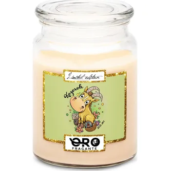 Svíčka Svíčka ve skle 500 g Koňská znamení - Kozoroh