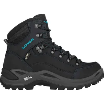 Dámská sportovní obuv Lowa Renegade GTX Mid W asphalt/turquoise dámské nepromokavé kožené trekové boty - 42 a 1/2 EUR