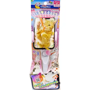 Držák na selfie tyč s hračkou pro kočku