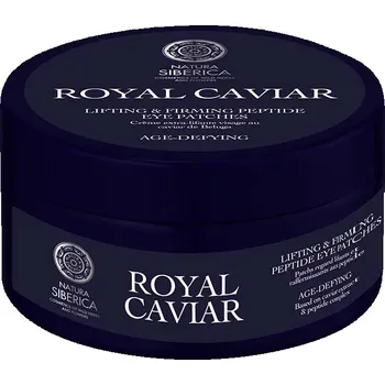 Péče o oční okolí Natura Siberica Liftingové a zpevňující peptidové polštářky pod oči Royal Caviar (Lifting & Firming Peptide Eye Patches) 60 ks + 2 měsíce na vrácení zboží
