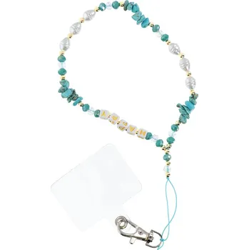 Náramek Beweare HAPPY crossbody náramek na telefon s kamínky - modrý