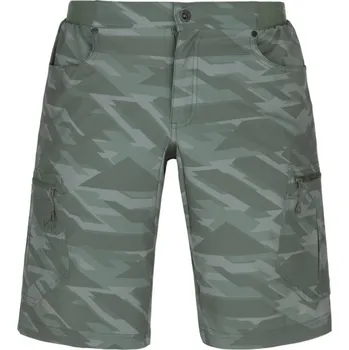 Kilpi Asher-M khaki RM0207KIKHK pánské lehké funkční rychleschnoucí outdoorové kraťasy - 3XL