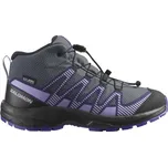Salomon XA Pro V8 Mid WP J 478573 turbulence/black dětské nepromokavé trekové boty - 38 EUR