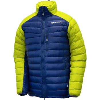Pánská bunda Sir Joseph Atol Man II limet/navy lehká pánská péřová zimní bunda DWR - XL