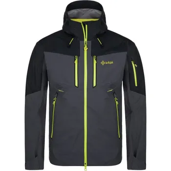 Pánská softshellová bunda Kilpi Hastar-M tmavě šedá SM0101KIDGY pánská třívrstvá nepromokavá outdoorová bunda 20000 - 3XL