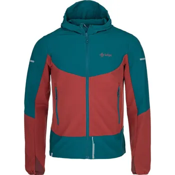 Pánská větrovka Kilpi Balans-M tmavě červená PM0059KIDRD pánská běžecká bunda s kapucí SIBERIUM SRC WB - 3XL