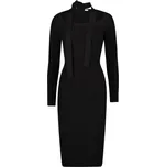 GAUDI Rose Black šaty L Černá