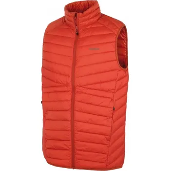 Pánská vesta Husky Dresles M brick orange pánská lehká péřová vesta DWR - XXL