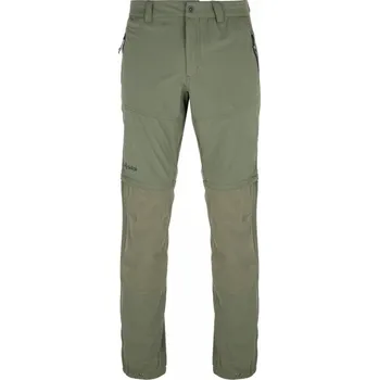Kilpi Hosio-M khaki RM0202KIKHK pánské odepínací turistické outdoorové kalhoty - XL zkrácené