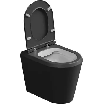 Klozet WC mísa stojící Cruise, rimless, keramická, dvoubarevné, CRWC01BI000003FI