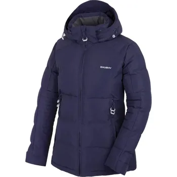 Husky Norel L dark blue (tm. modrá) dámská zimní voděodolná bunda delší i do města 10000 - XL