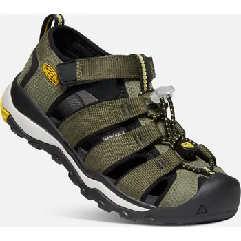 Dětská móda Keen Newport Neo H2 Youth dusty olive/sulphur dětské outdoorové sandály i do vody - 31 EUR