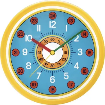 Hodiny Elton 163381 - dětské barevné nástěnné hodiny