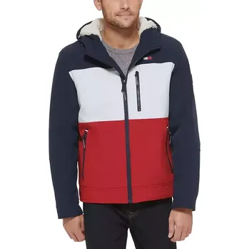 Tommy Hilfiger zimní softshellová pánská bunda Sherpa barevná M