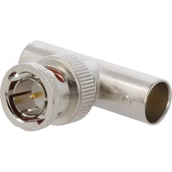 vypínač a zásuvka AMPHENOL T-kus BNC vidlice, BNC zásuvka x2 75Ω zlacený