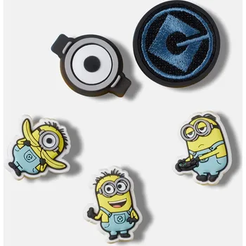 Dívčí pantofle Odznáček Jibbitz – Minions 5 ks