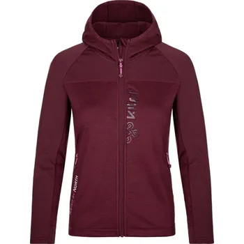 Dámská mikina Kilpi Layana-W tmavě červená SL0202KIDRD dámská funkční sportovní mikina Opti-Heat - 38