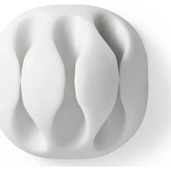 NEDIS Cable management | Kabelová Spona | Zamčený | 4 ks | Maximální tloušťka kabelu: 5 mm | TPE | Bílá