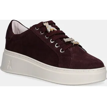 Dámská obuv Dětské semišové tenisky Patrizia Pepe PPJ905 burgundské 93X, EUR 38