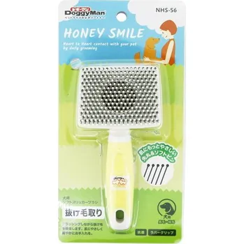 Kartáč pro zvířata Jemný vyčesávací kartáč s kapkami pro psy