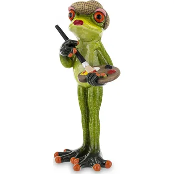 Keramická žabka - Malířka