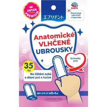 Kosmetika pro psa Vlhčené ubrousky na konečky prstů na čištění zubů a dásní