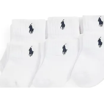 Dětské ponožky Polo Ralph Lauren 6-pack 441974057001 námořnická modř 59X, vel. 19/21