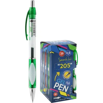 Kuličkové pero gelové Junior 0,5mm zelené
