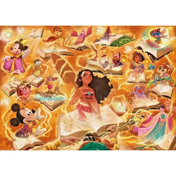 Puzzle Ravensburger puzzle Disney Lorcana Glimmers of the Realm Jantar 1000 dílků